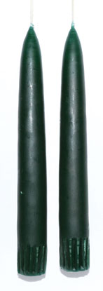 7" Dark Green taper pair