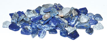 1 lb Lapis tumbled chips 7-9mm