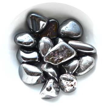 1 Lb Hematite tumbled