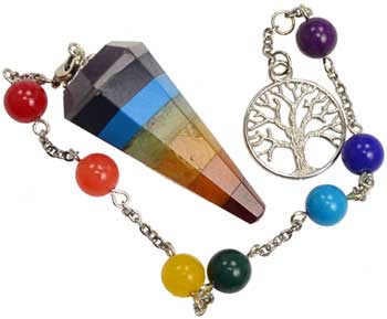 Chakra pendulum bracelet