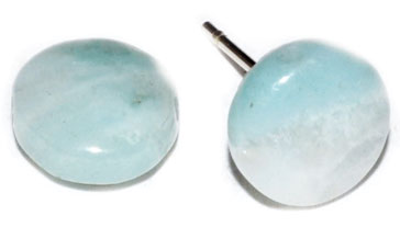 Amazonite stud earrings