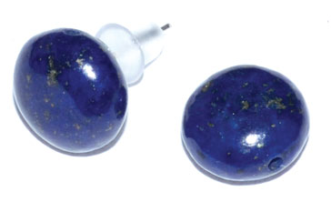 Lapis stud earrings