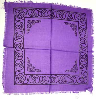 Celtic altar or tarot cloth