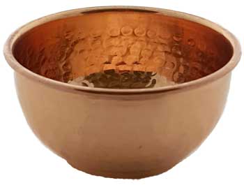 2" copper Offering Bowl